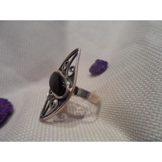 Anillo Plata y Azabache - Imagen 2