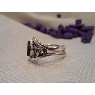 Anillo Plata y Azabache - Imagen 2