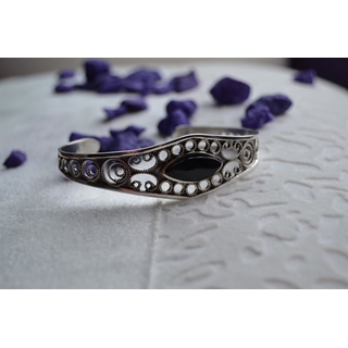 Brazalete en Plata y Azabache, colección Melibea - Imagen 1