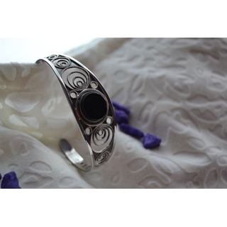 Brazalete en Plata y Azabache, colección Melibea - Imagen 1