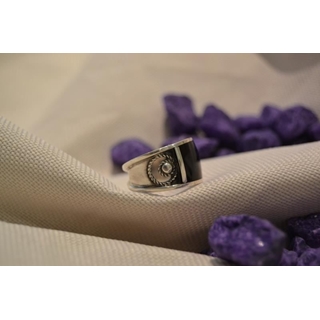 Cinta Plata y Azabache, azabache plano cuadrado - Imagen 2