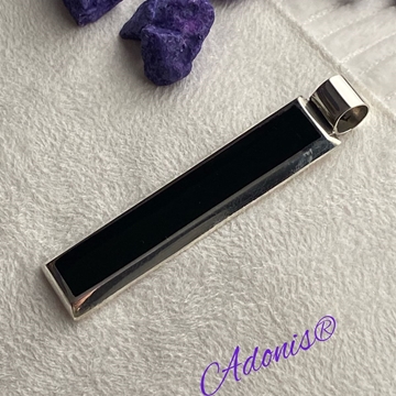 Colgante en plata y azabache colección  Cobi20 - Imagen 2