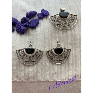 Colgante en plata y azabache colección Meiga - Imagen 2