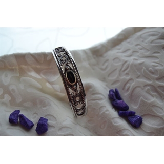 Pulsera en Plata y Azabache, colección Artemisa - Imagen 1