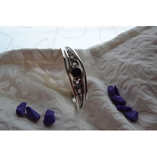 Pulsera en Plata y Azabache, colección Artemisa - Imagen 1