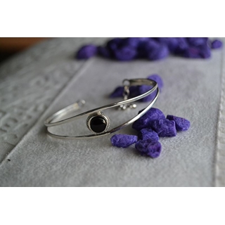 Pulsera en Plata y Azabache, colección Diana - Imagen 2