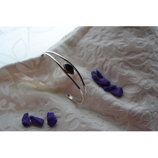 Pulsera en Plata y Azabache, colección Diana - Imagen 1