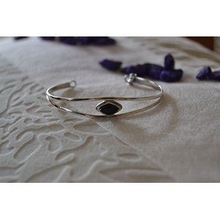 Pulsera en Plata y Azabache, colección Diana - Imagen 2