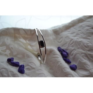 Pulsera en Plata y Azabache, colección Diana - Imagen 1