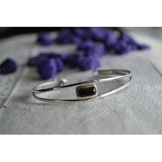 Pulsera en Plata y Azabache, colección Diana - Imagen 2