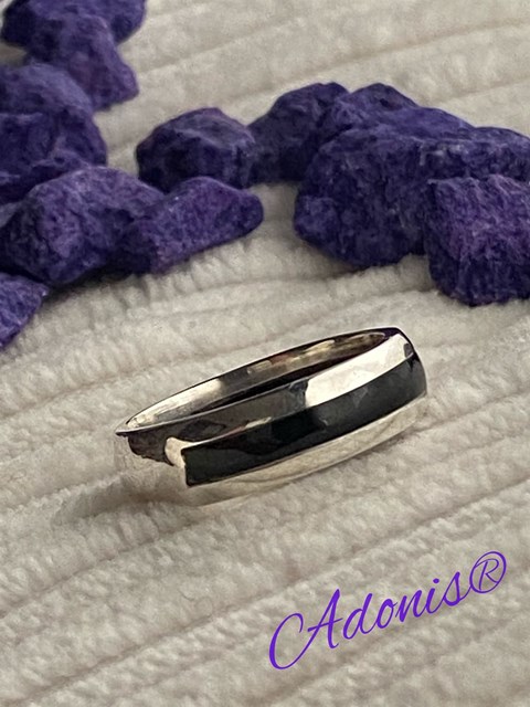 Anillo azabache hombre cheap